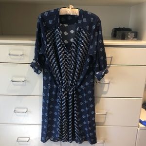 Velvet by Graham & Spencer navy dress size Large